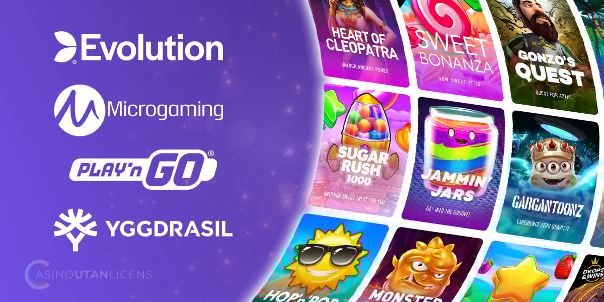 Game providers at casinos without a Swedish license
