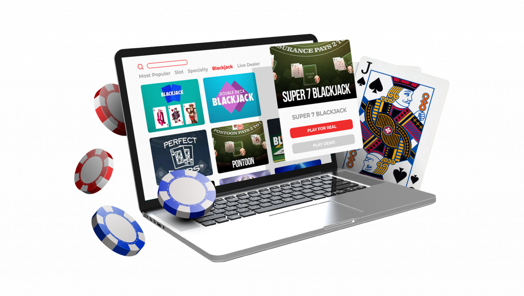 Online blackjack at online gambling